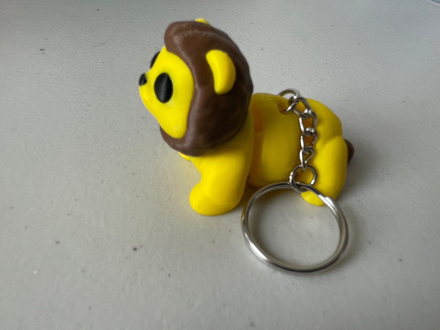 Mini Lion & Keychain