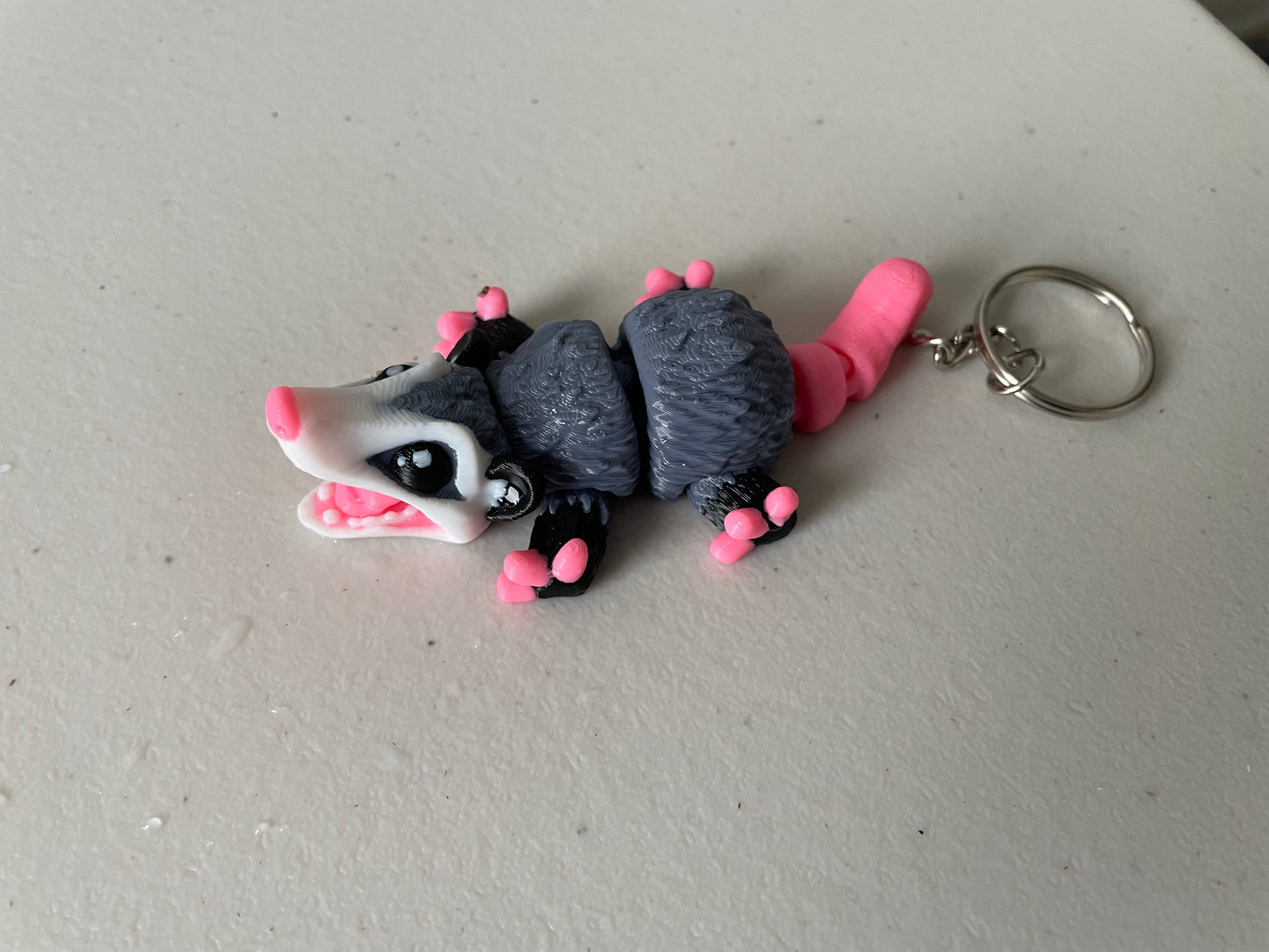Mini Opossum & Keychain
