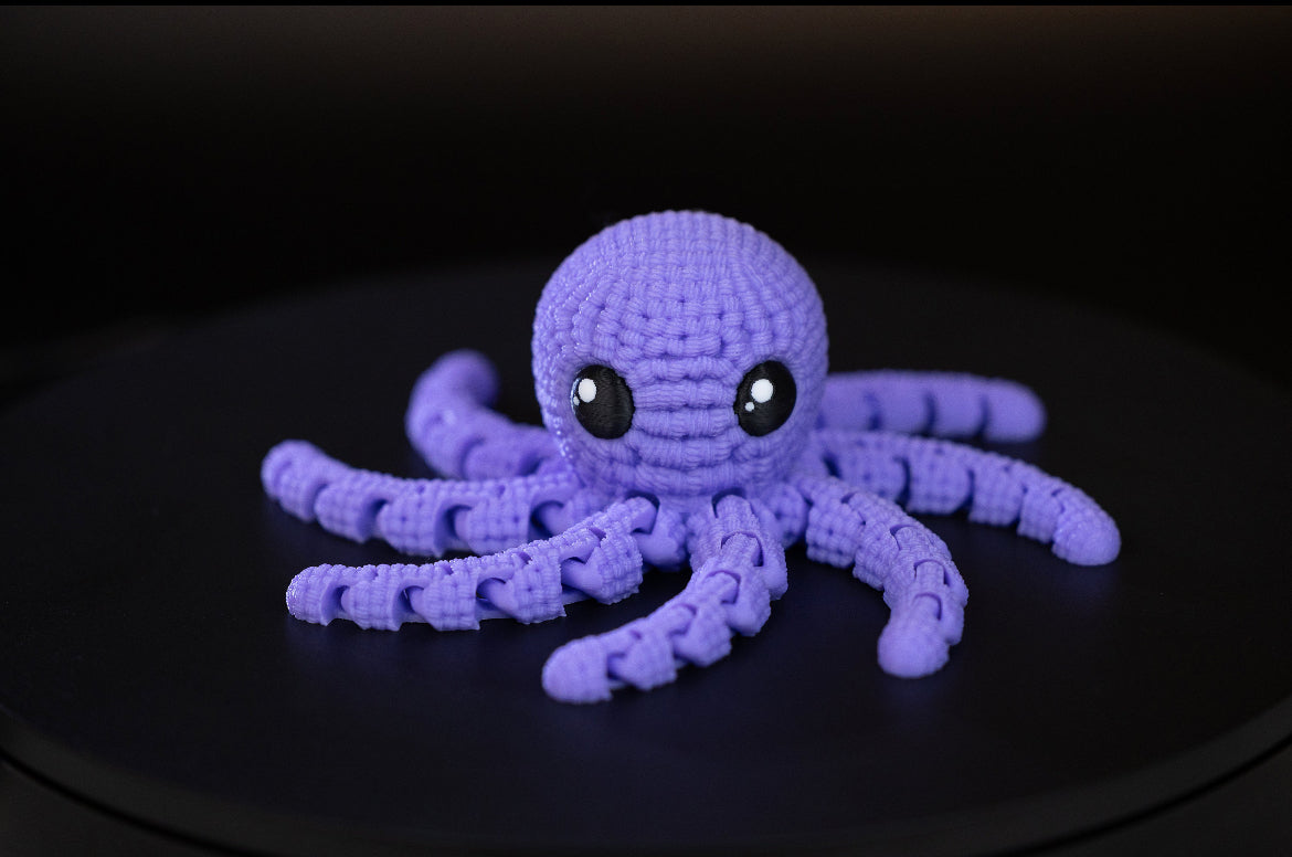 Crocheted Octopus Plush - 3D Print