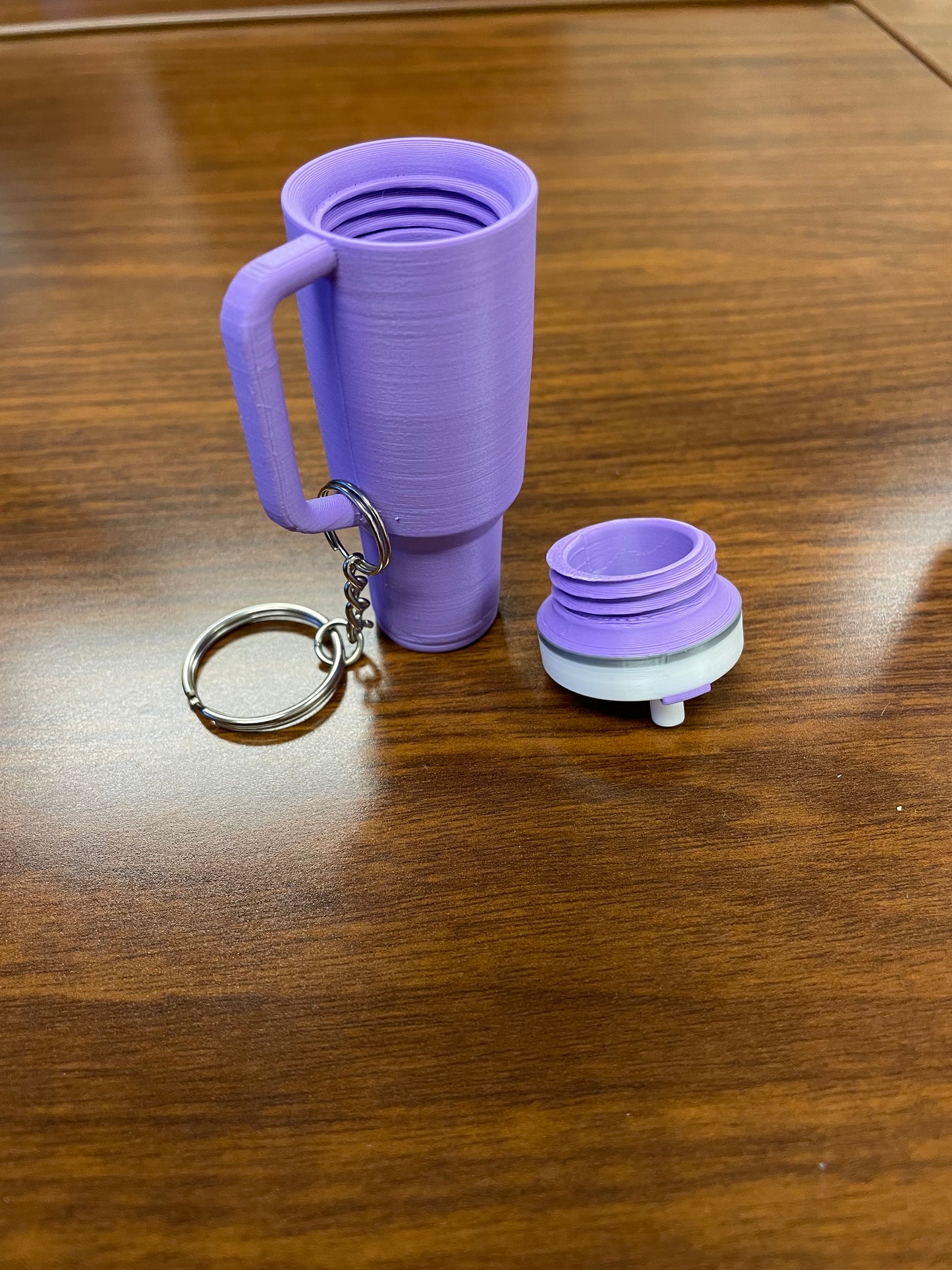 Stanley Cup Chapstick Holder and Keychain