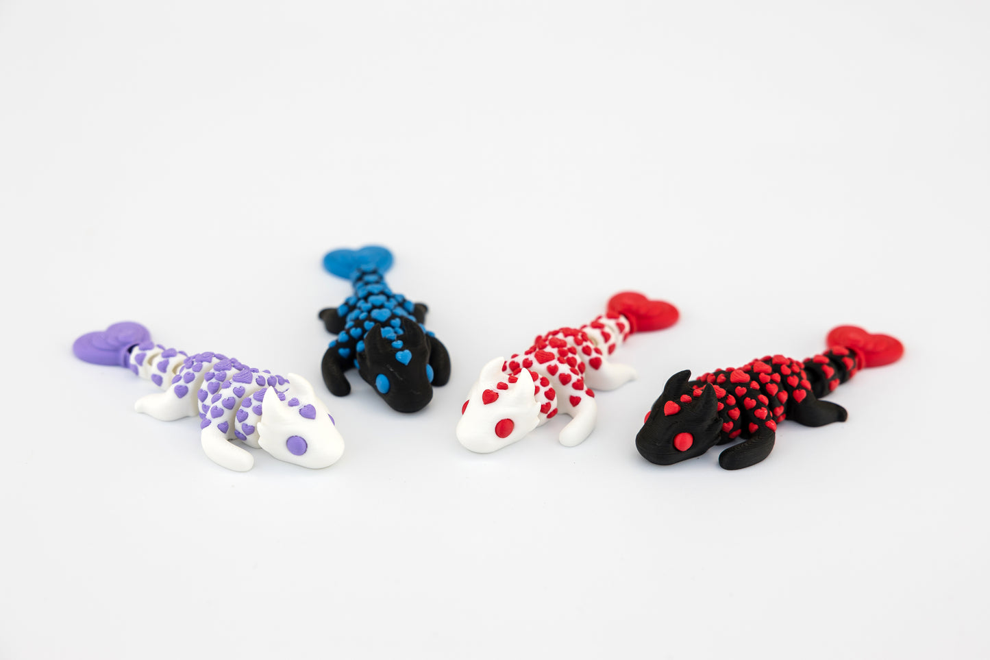 Dragon with Hearts - 3D Printed