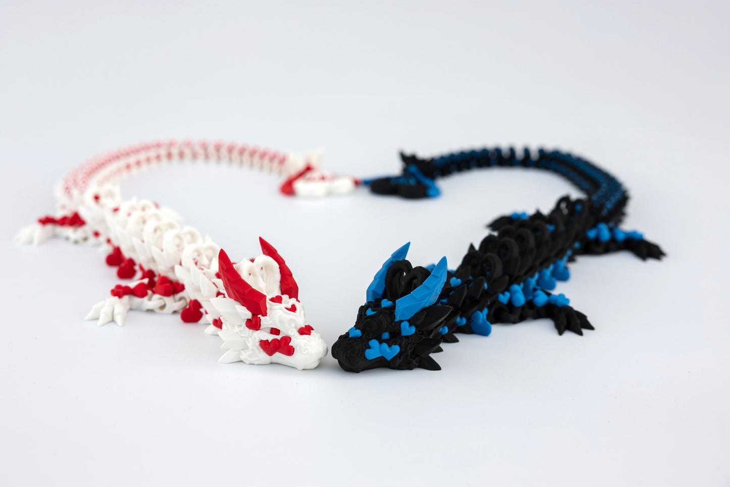 Dragon with Hearts - 3D Printed