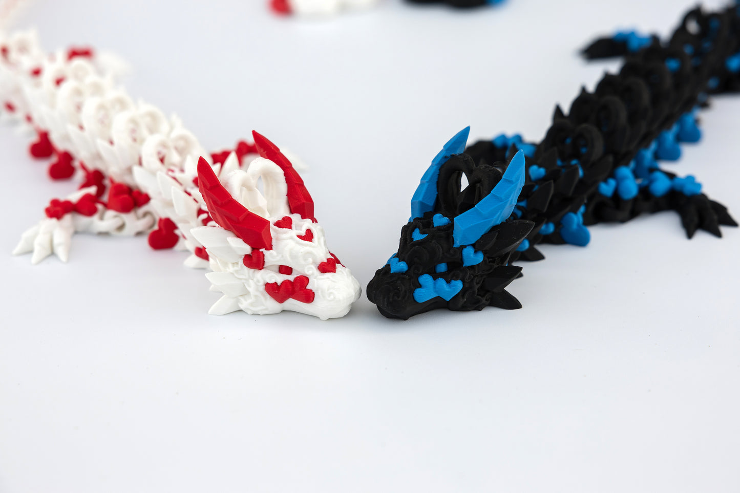 Dragon with Hearts - 3D Printed