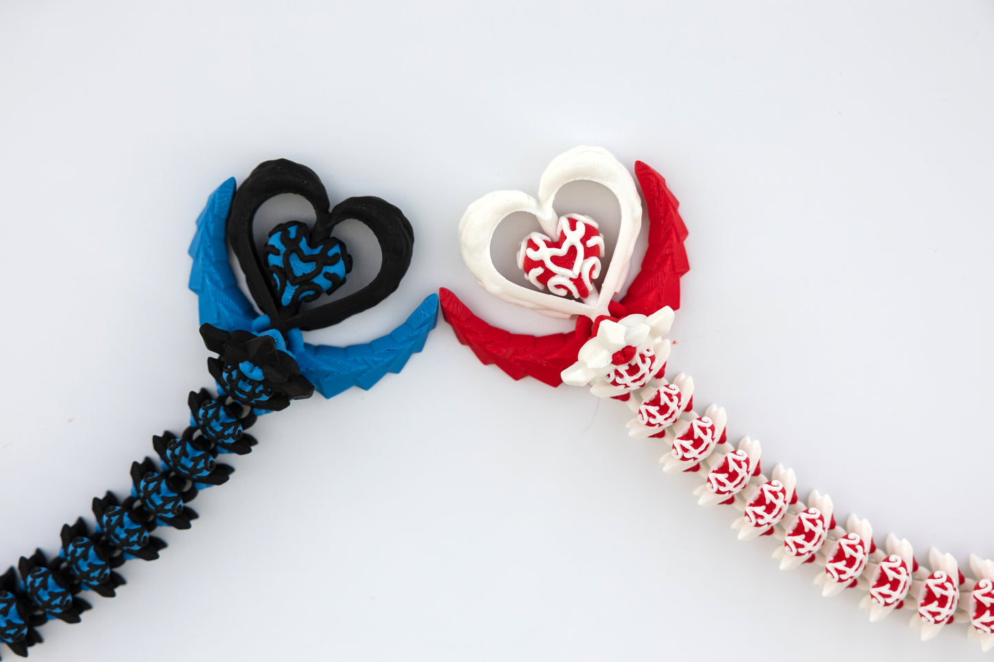 Dragon with Hearts - 3D Printed