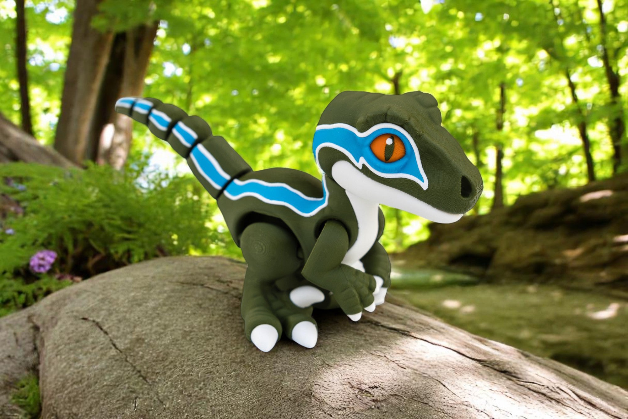 Lil Raptor 3D Printed Baby Raptor – Articulated Dinosaur Fidget Toy | Larry Miller ...